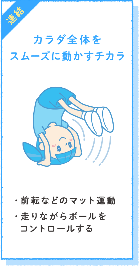 カラダ全体をスムーズに動かすチカラ